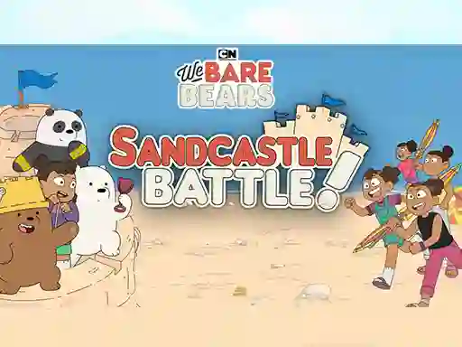 Sandcastle Battle! We Bare Bears — 無料オンラインゲーム