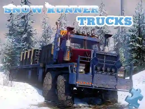 Snow Runner Trucks Jigsaw — 無料オンラインゲーム