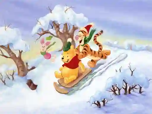 Winnie the Pooh Christmas Jigsaw Puzzle 2 — 無料オンラインゲーム