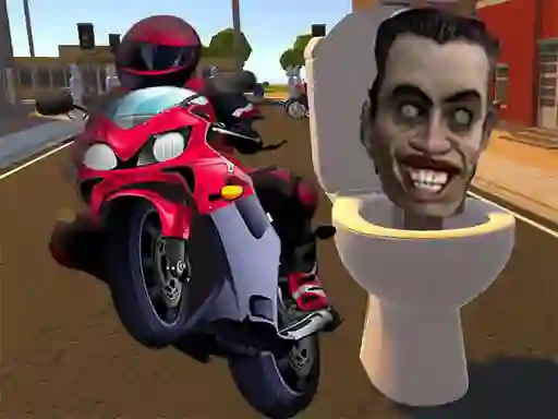Skibidi Toilet Moto Bike Racing — 無料オンラインゲーム