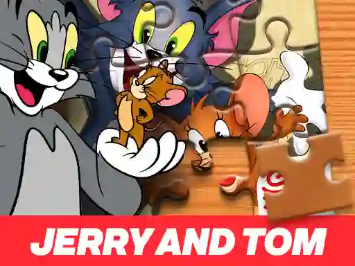 ゲームJerry and Tom Jigsaw Puzzleオンライン