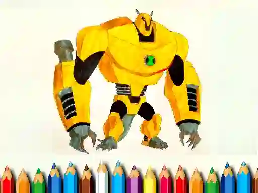 ゲームBen10 Monsters Coloring bookオンライン