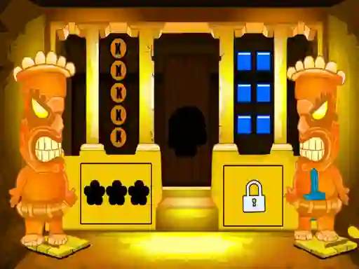 Tiki Cave Escape — 無料オンラインゲーム