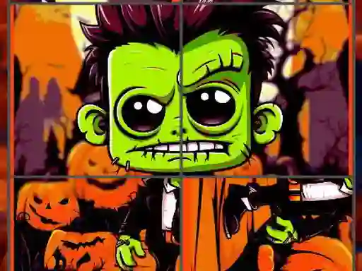 Franky & Vampire Halloween Puzzle — 無料オンラインゲーム