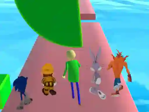 Fun Race 3D baldi's basics — 無料オンラインゲーム