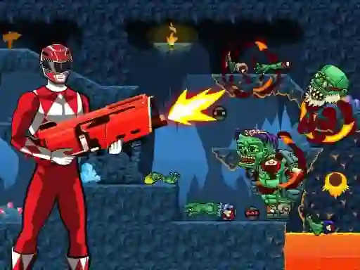 Power Rangers shoot Zombie — 無料オンラインゲーム