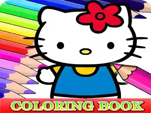 Coloring Book for Hello Kitty — 無料オンラインゲーム