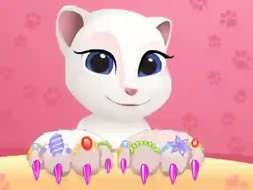 Talking Tom Angela Great Manicure — 無料オンラインゲーム