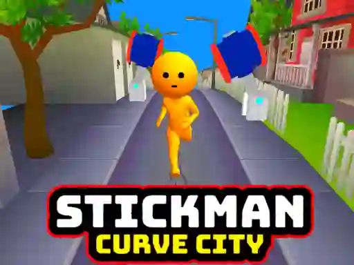 Stickman Curve City — 無料オンラインゲーム