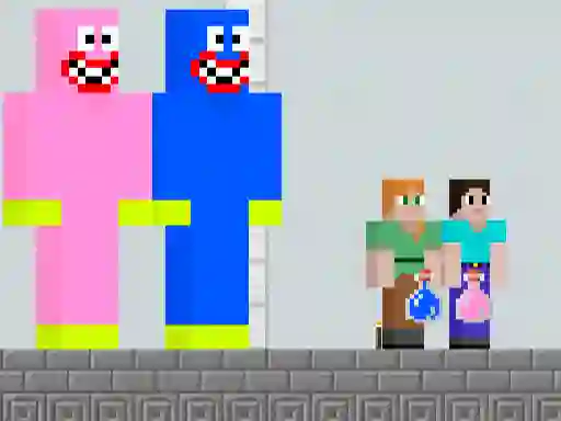 Huggy Kissy vs Steve Alex — 無料オンラインゲーム