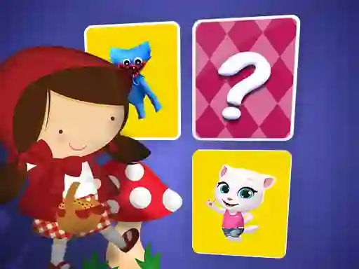ゲームLittle Red Riding Hood Memory Card Matchオンライン