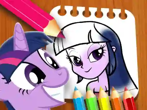 Equestria Girls Coloring Book — 無料オンラインゲーム