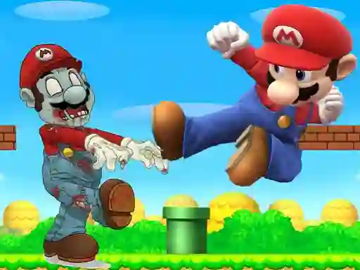ゲームSuper Mario vs Zombiesオンライン