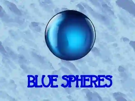 Blue spheres — 無料オンラインゲーム