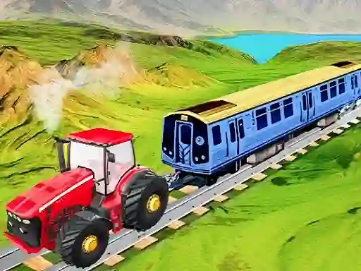 Chain Tractor Train Towing Game 3D — 無料オンラインゲーム