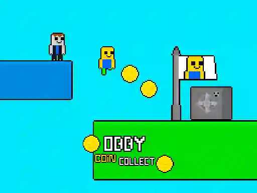 Obby vs Bacon Rainbow Parkour — 無料オンラインゲーム