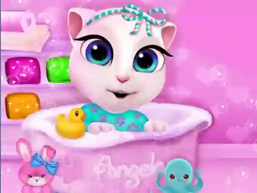 Baby Angela Bathing Time — 無料オンラインゲーム