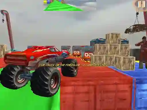 Monster Truck Driving Stunt Game Sim — 無料オンラインゲーム