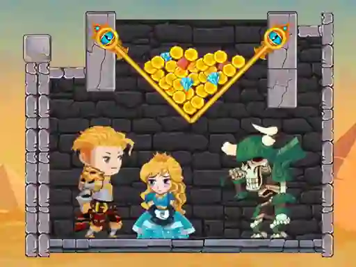 Hero Rescue Pull The Pin — 無料オンラインゲーム