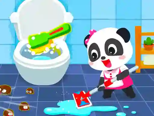Baby Panda House Cleaning — 無料オンラインゲーム