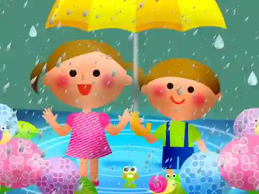 Kids Rainy Day Puzzle — 無料オンラインゲーム