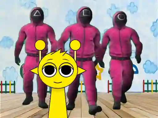 ゲームSprunki in Squid Game Chamberオンライン