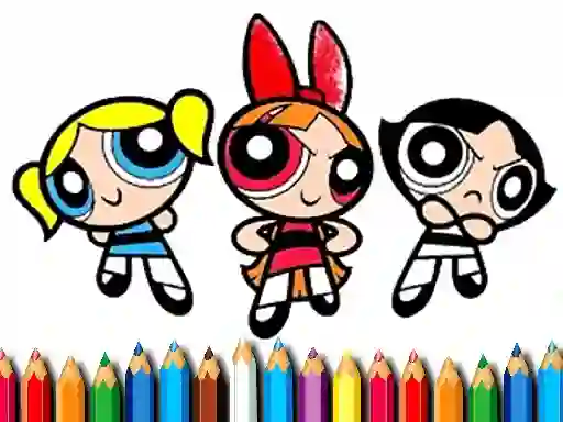 PowerPuff Girls Coloring Book — 無料オンラインゲーム