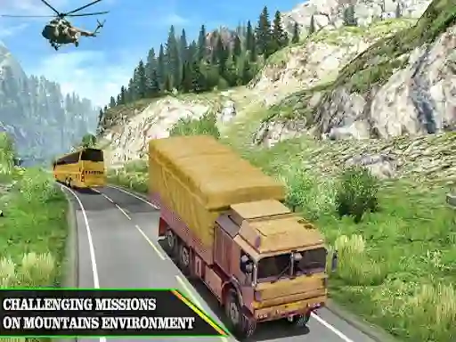 US Army Uphill Offroad Mountain Truck Game 3D — 無料オンラインゲーム