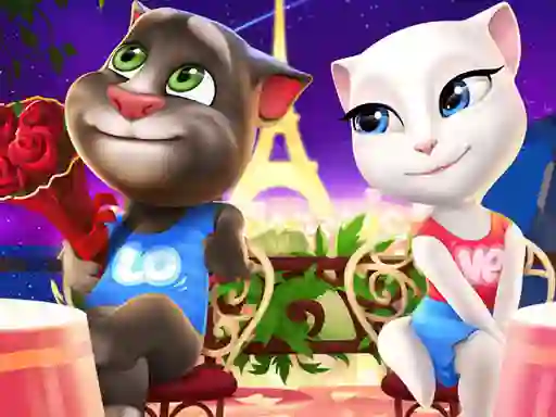 Talking Tom and Angela Coloring — 無料オンラインゲーム