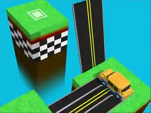 Blocky Taxy ZigZag — 無料オンラインゲーム