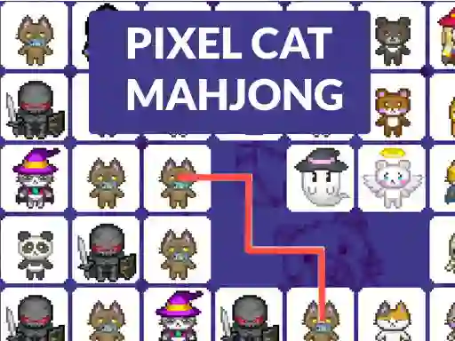 Pixel cat mahjong — 無料オンラインゲーム