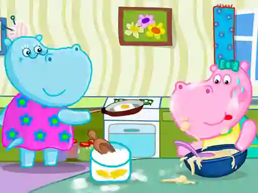 ゲームHippo Cooking Schoolオンライン
