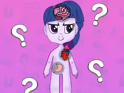 My Little Pony Learning The Body — 無料オンラインゲーム