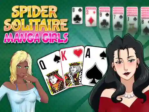 ゲームSpider Solitaire Manga Girlsオンライン