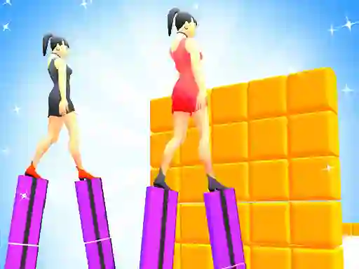 Heels Run Race - Stack Rider — 無料オンラインゲーム