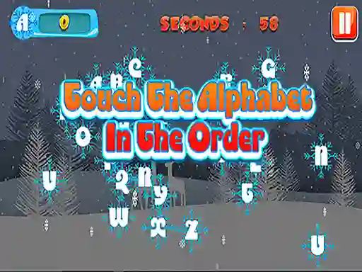 Touch the Alphabet in the Order — 無料オンラインゲーム