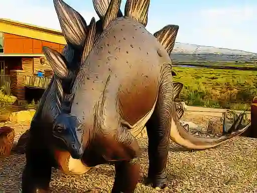 Stegosaurus Dinosaur Jigsaw — 無料オンラインゲーム