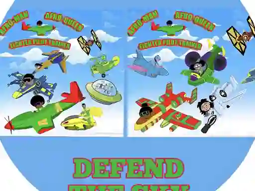 Afro-man  Afro-queen Fighter Pilot Trainer — 無料オンラインゲーム