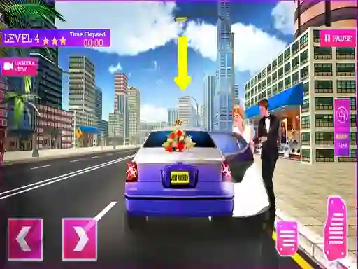 Wedding City Car Driving Service — 無料オンラインゲーム