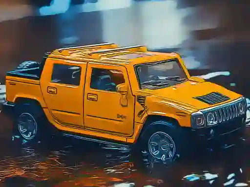 ゲームHummer Jeep Puzzleオンライン
