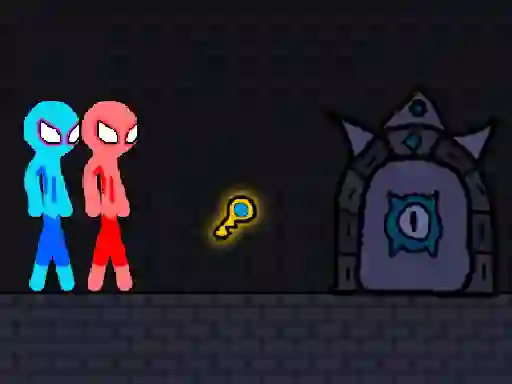 Red and Blue Stickman Rope — 無料オンラインゲーム