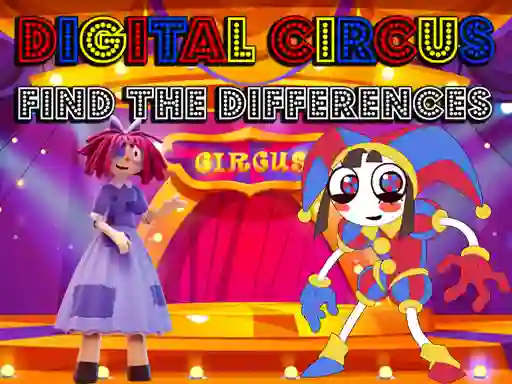 Digital Circus Find The Differences — 無料オンラインゲーム