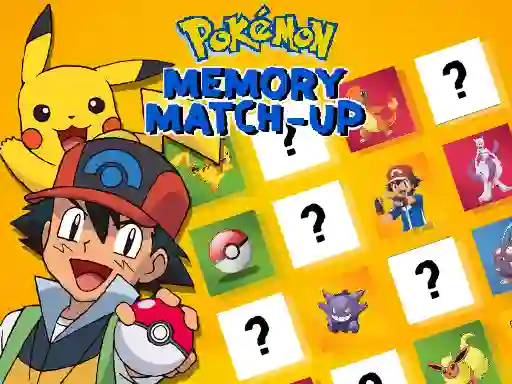 Pokemon Memory Match-Up — 無料オンラインゲーム