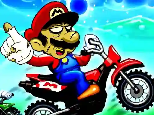 Super Mario Halloween Wheelie — 無料オンラインゲーム