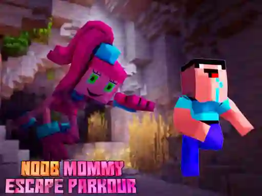 ゲームNoob Mommy Escape Parkourオンライン