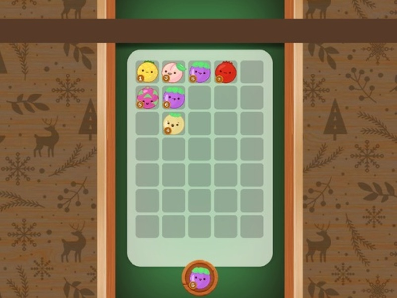 ゲームダイスパズルフルーツオンライン