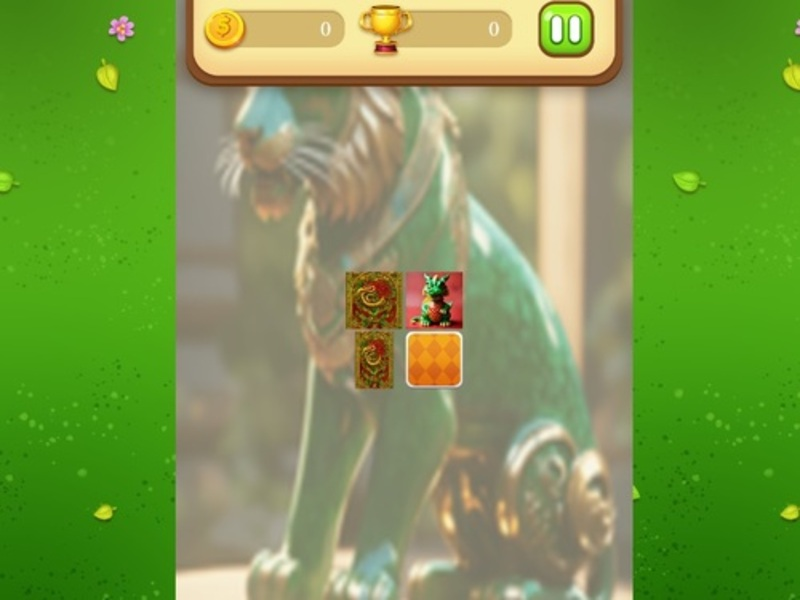 ゲーム中国のドラゴンジェイドのメモリマッチオンライン