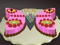 ゲームエマバタフライチョコレートケーキでの料理 オンライン