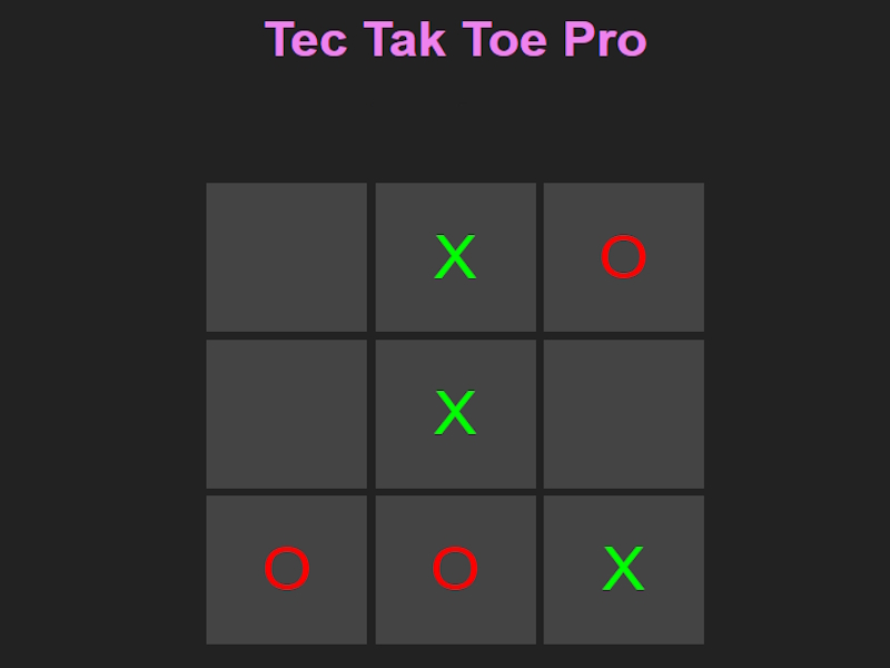 ゲームTec Tak Toe Proオンライン