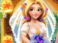 ゲームブロンドプリンセスウェディングファッション オンライン